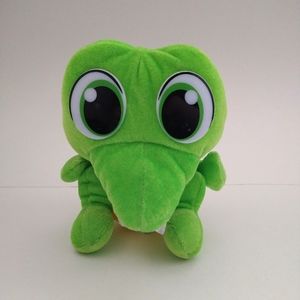 Six Flags Alligator Crocodile Dinosaur Reptile 6" Green Yellow Plush
